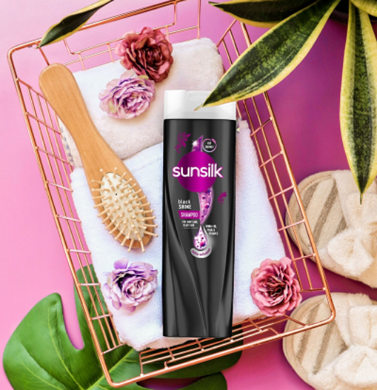 সানসিল্ক শ্যাম্পু - ব্ল্যাক শাইন ৩০০ মিলি (থাইল্যান্ড) এর ছবি