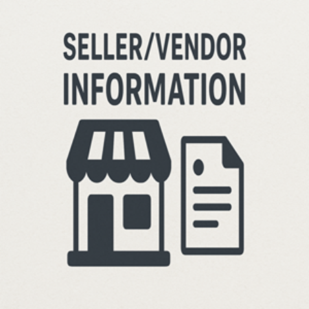 বিক্রেতা তথ্য বিভাগের ছবি